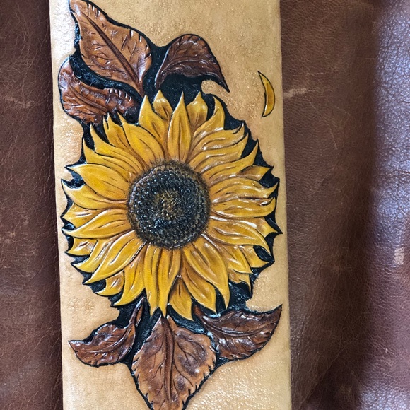 Sunflowers wallet - Picture 2 of 8